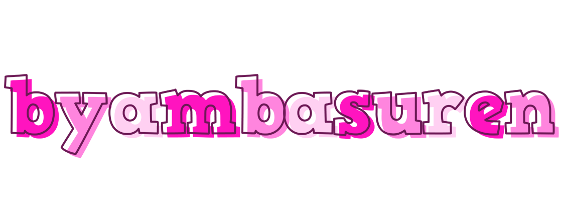 Byambasuren hello logo