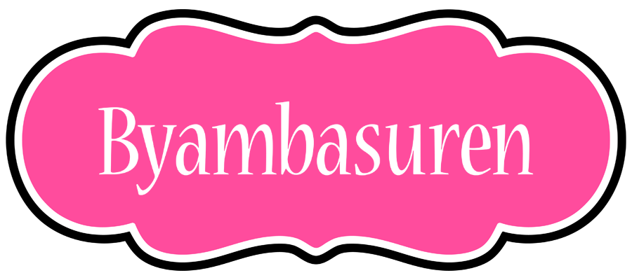 Byambasuren invitation logo