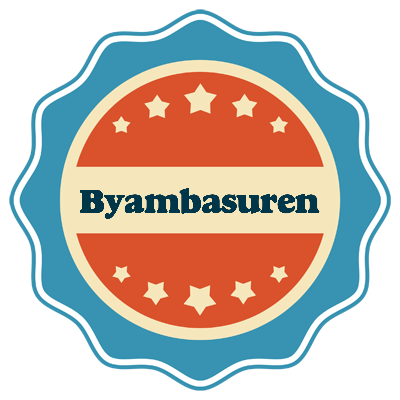 Byambasuren labels logo