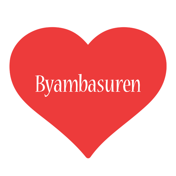 Byambasuren love logo