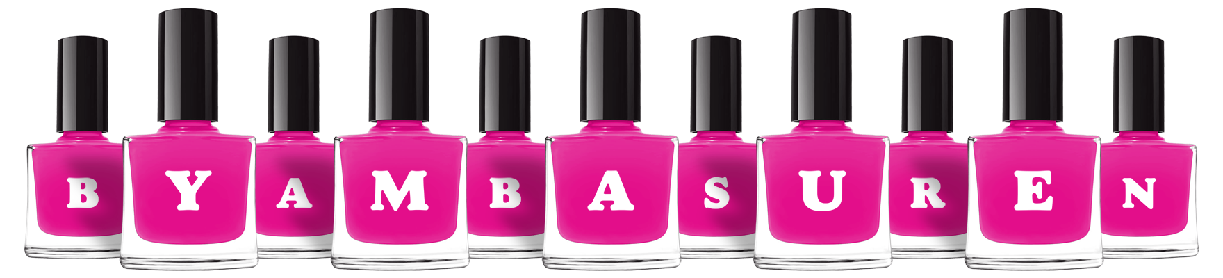 Byambasuren nails logo