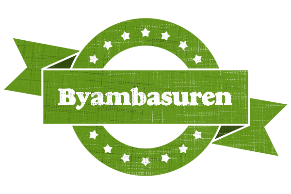 Byambasuren natural logo