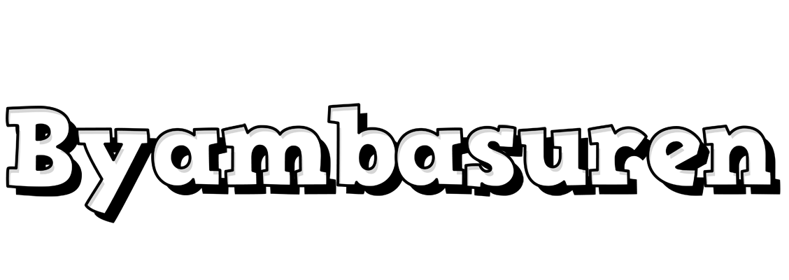 Byambasuren snowing logo