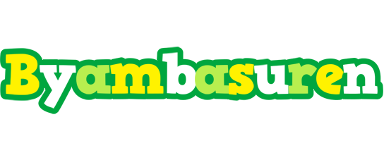 Byambasuren soccer logo