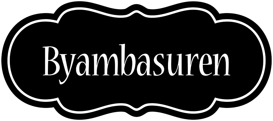 Byambasuren welcome logo
