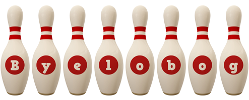 Byelobog bowling-pin logo