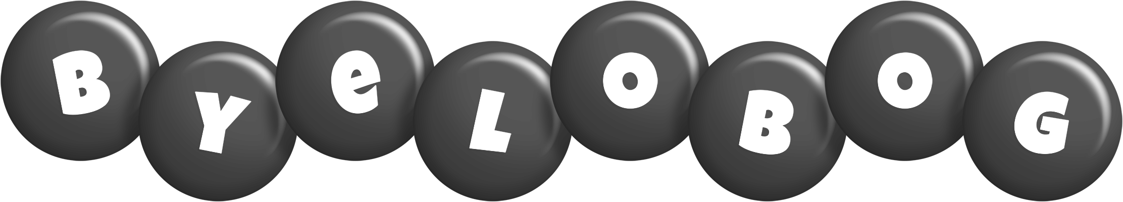 Byelobog candy-black logo