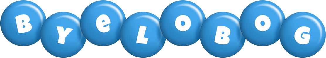 Byelobog candy-blue logo