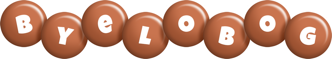 Byelobog candy-brown logo