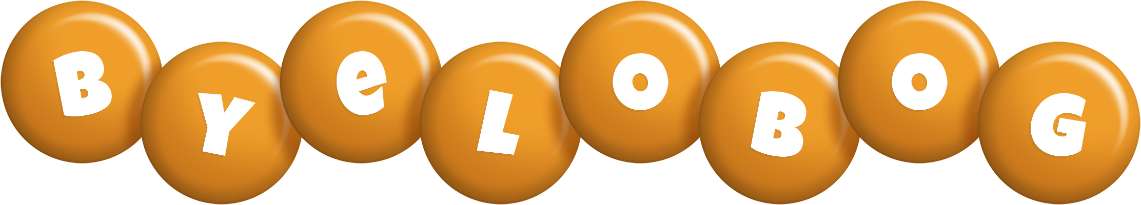 Byelobog candy-orange logo