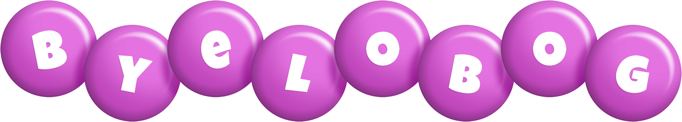 Byelobog candy-purple logo
