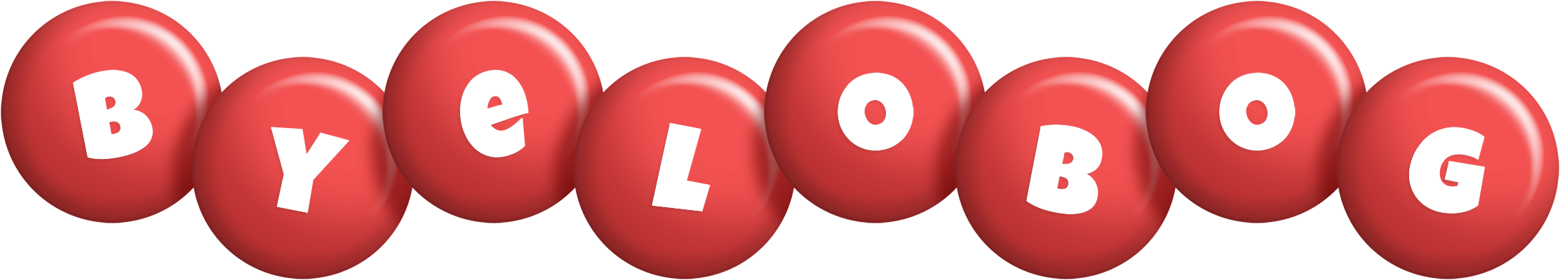 Byelobog candy-red logo