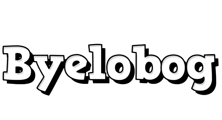 Byelobog snowing logo
