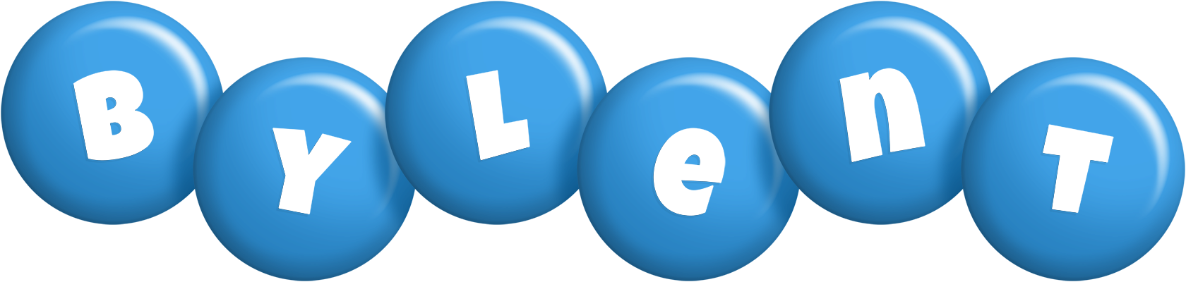 Bylent candy-blue logo