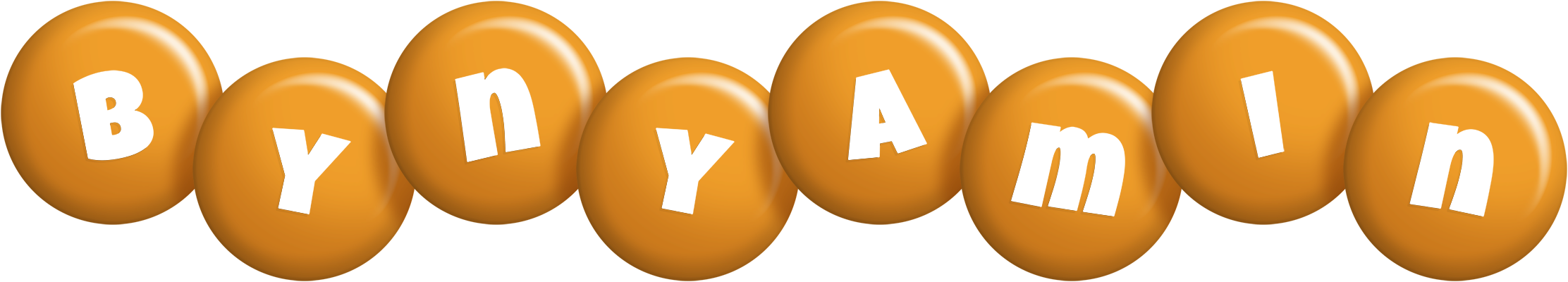 Bynyamin candy-orange logo