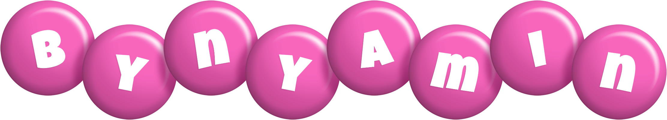Bynyamin candy-pink logo