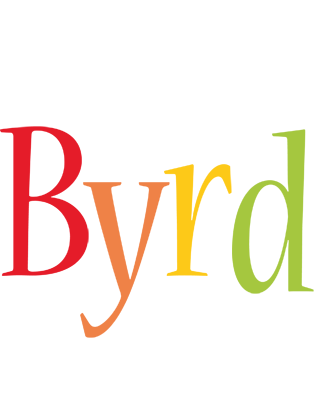Byrd birthday logo