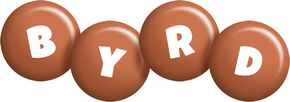 Byrd candy-brown logo