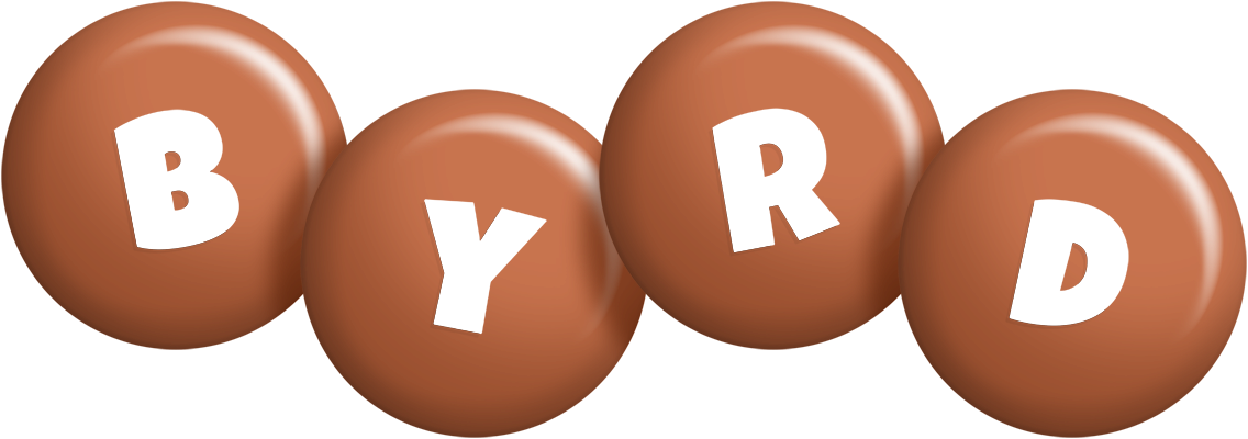 Byrd candy-brown logo