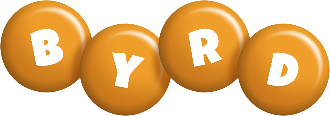 Byrd candy-orange logo