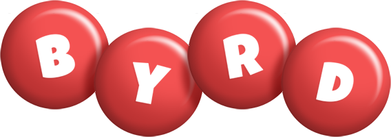 Byrd candy-red logo