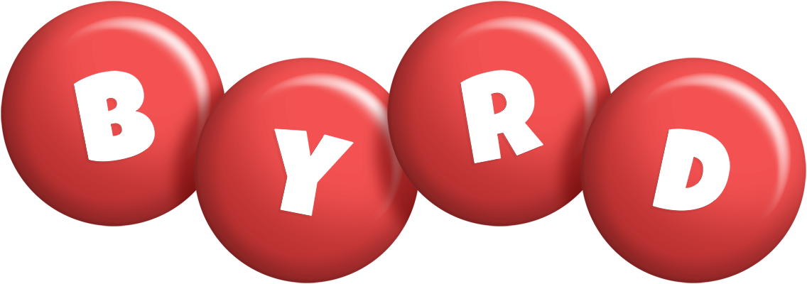 Byrd candy-red logo