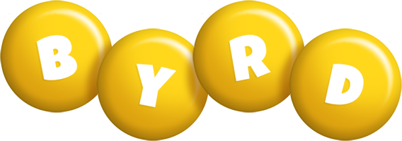 Byrd candy-yellow logo