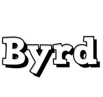 Byrd snowing logo