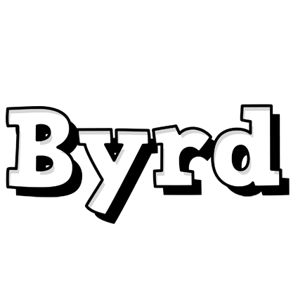 Byrd snowing logo