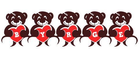 Byrge bear logo