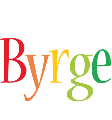Byrge birthday logo