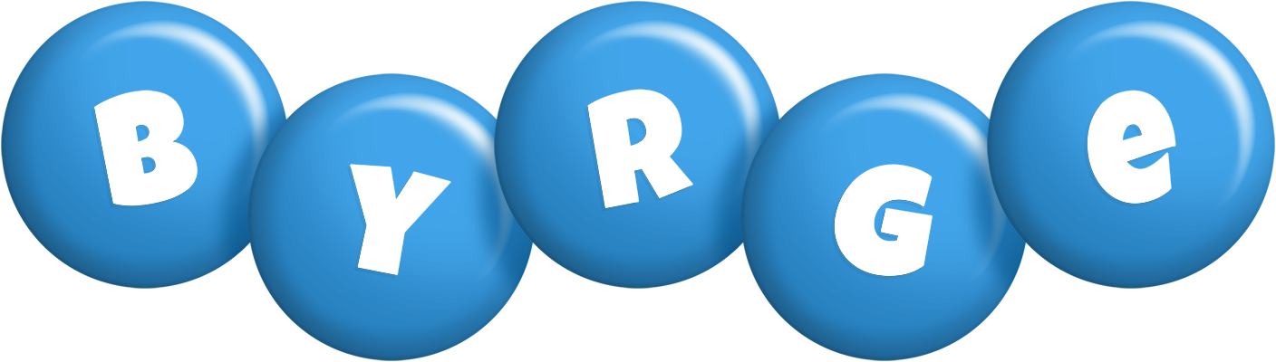 Byrge candy-blue logo