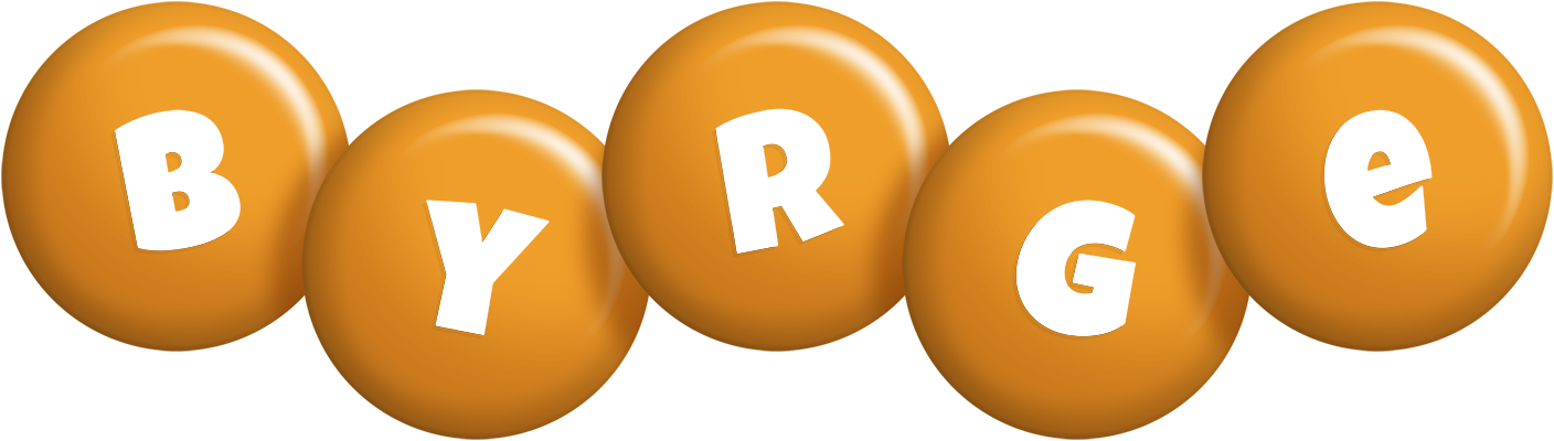 Byrge candy-orange logo