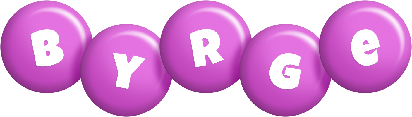 Byrge candy-purple logo