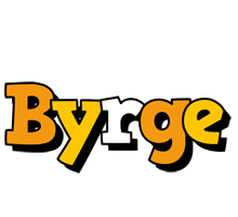 Byrge cartoon logo