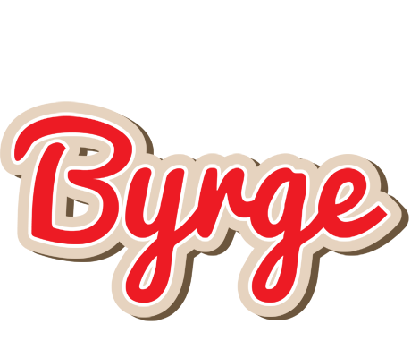 Byrge chocolate logo