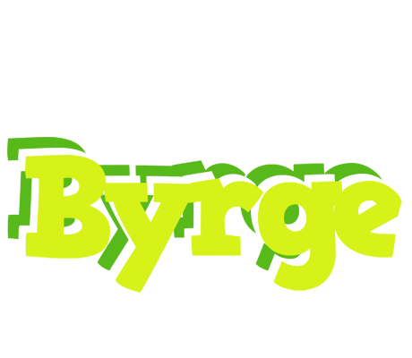 Byrge citrus logo