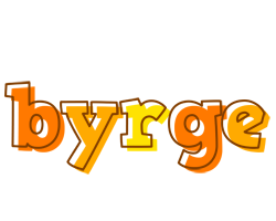 Byrge desert logo