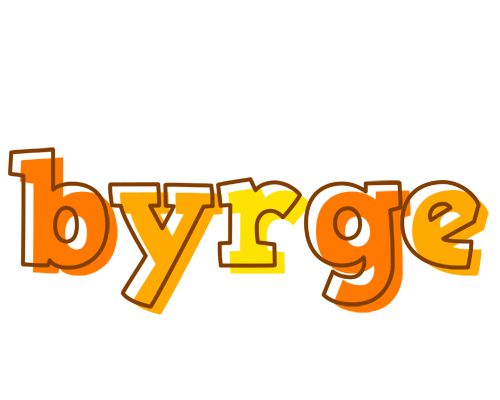 Byrge desert logo