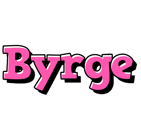 Byrge girlish logo