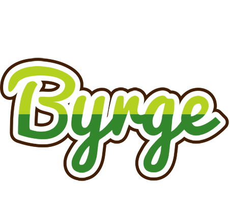 Byrge golfing logo