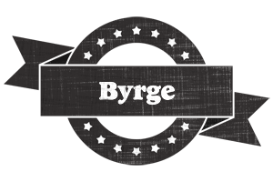 Byrge grunge logo