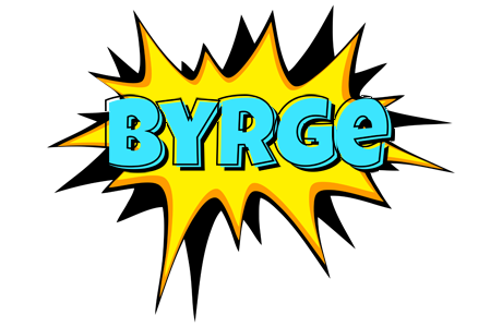 Byrge indycar logo