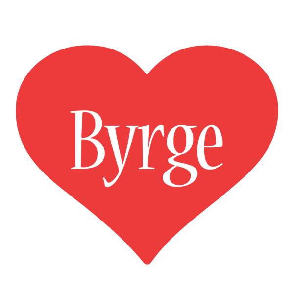 Byrge love logo