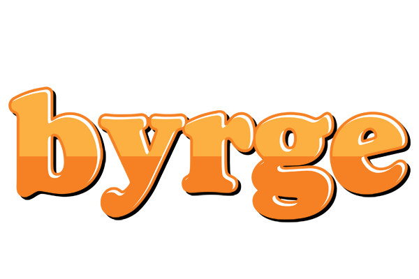 Byrge orange logo