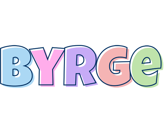 Byrge pastel logo