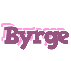 Byrge relaxing logo