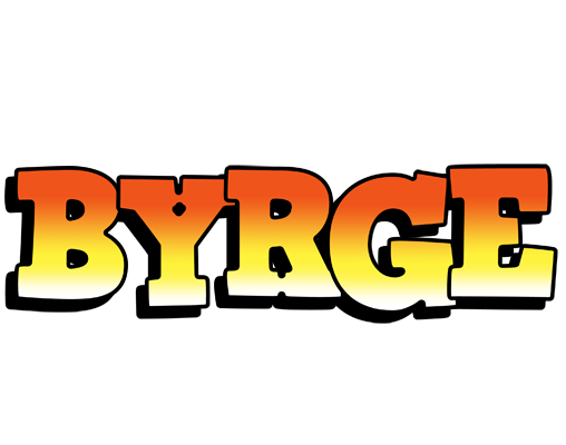 Byrge sunset logo