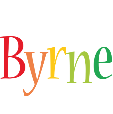 Byrne birthday logo