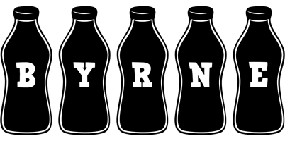 Byrne bottle logo